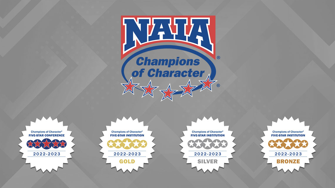 The KCAC and 10 of its full member institutions earned a Five-Star distinction from the <a href="/NAIA/">NAIA</a> Champions of Character program for their commitment to the Champions of Character program in 2022-23! bit.ly/3sfIu1L #NAIACofC
