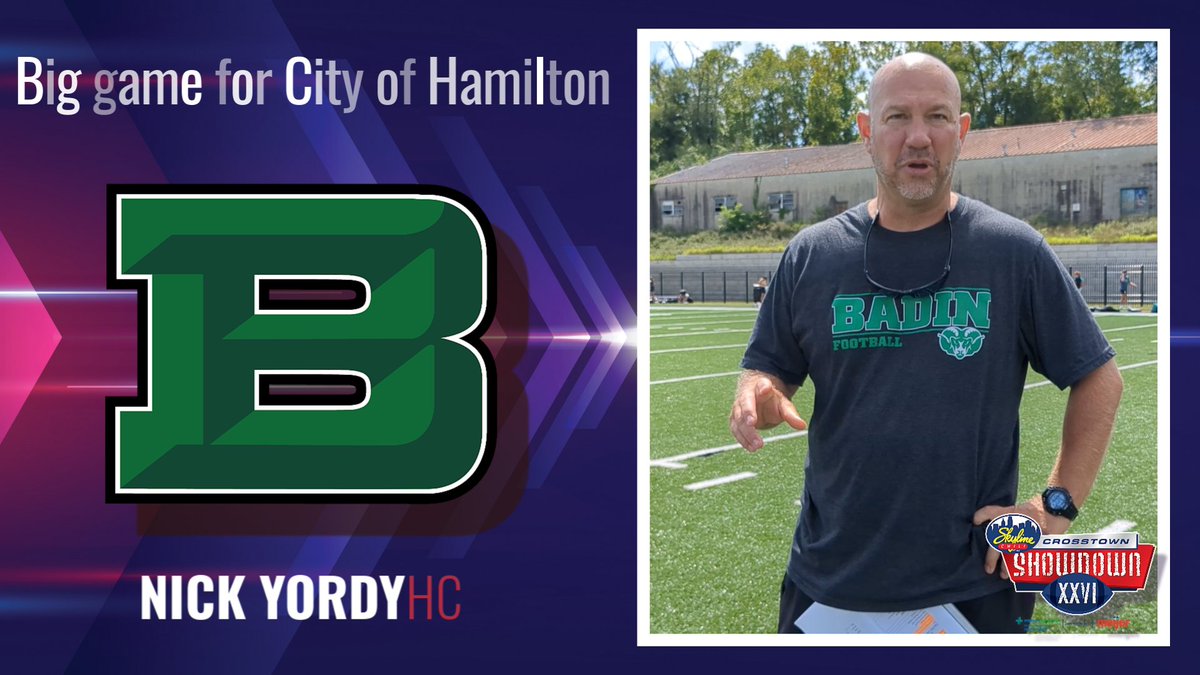 Today's Team Huddle features @RAMSSPORTS, who travel to @BigBlueFB this Friday in the @Skyline_Chili Crosstown Showdown. @meijer @mercy_health @BadinHS Link: youtu.be/20UK_rXGzgA