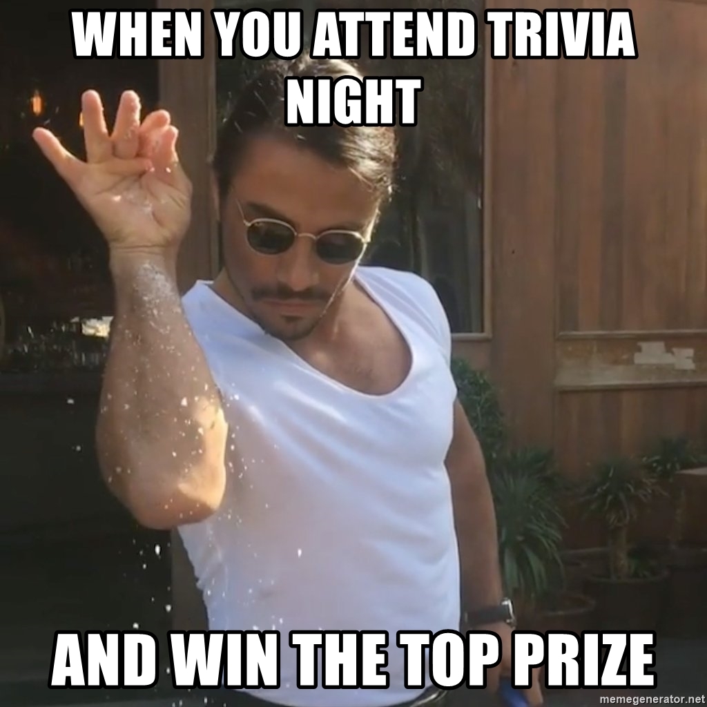 Buzztime's tweet photo. ''I was born to win this.'' 🤣🤣
#triviameme #memes #buzztime https://t.co/nBi5qwnn5O