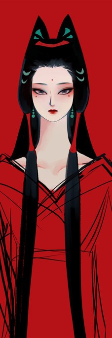 「hair ornament red theme」 illustration images(Latest)