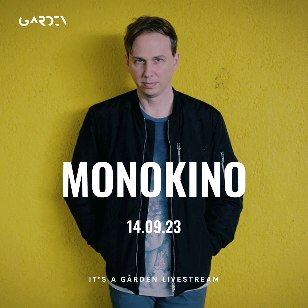 <a href="/Monokino/">Monokino</a>’s music is a kaleidoscope of sonic palettes and creative tropes, defying the constraints of genre and forging an entirely new and mesmerising sonic landscape of its own.

Join the livestream for free at: garden.stream/event/monokino/