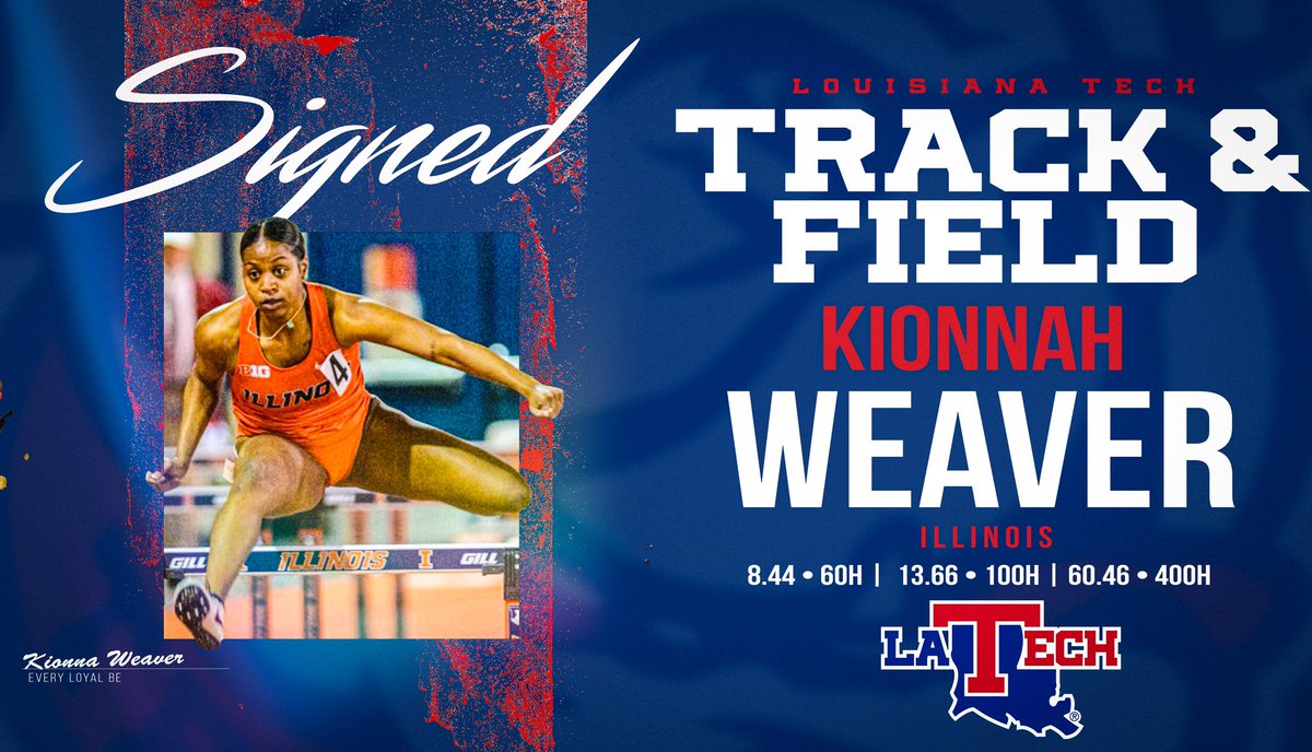 Signed ✍️ Welcome to our Bulldog Family, Kionnah Weaver 🔵🐶🔴