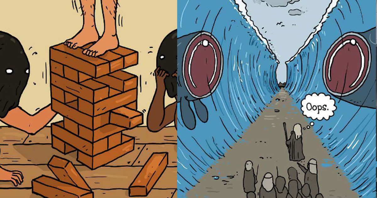 24 bandes-dessinées pour les fans d'humour absurde (partie 6) #bande-dessinée #MINI #unecase | bit.ly/3P14DK5