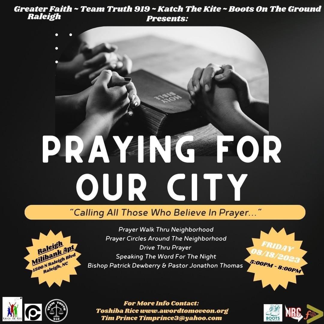 Come out and be apart of the change!
Friday at 5pm