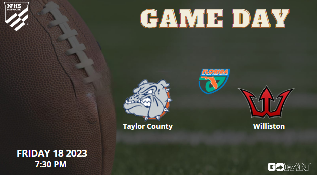 🚨🏈It's GAMEDAY🚨🏈!!
Taylor County vs. Williston - LIVE Florida HS Football 2023 
📆 Friday, August 18
⏰7:30 PM
📺 linktr.ee/nfhsntworkcom

<a href="/Williston_FTBL/">Williston Football</a> <a href="/_Kanten1406/">Kanten Touchstone</a> <a href="/GabrielCastlen/">Gabriel Castlen</a>
<a href="/john_jazikoff/">John Jazikoff</a> <a href="/Markhoop0/">Marcus Appling</a>