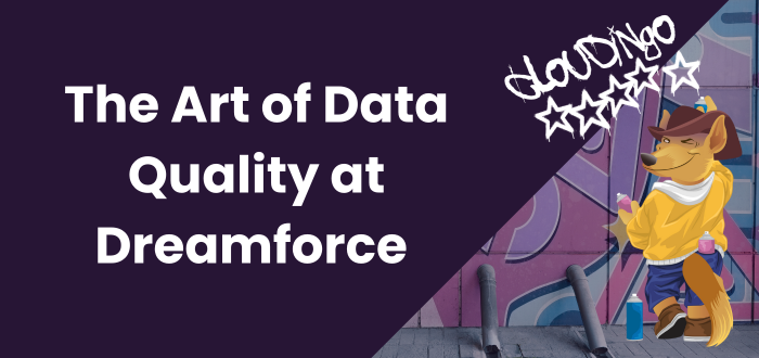 Discover the Art of Data Quality at #Dreamforce2023! 🎨 Join us at booth 1428 and experience the fusion of creativity and precision in Salesforce. Let's turn your data into a masterpiece!

Learn more: cloudingo.com/dreamforce-202…

#dreamforce #DF23 #dataquality #salesforce