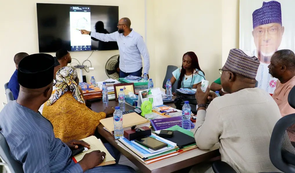 The Executive Director, Engr. Magashi Umar Bashir, FNMGS, FNIWE, FNAH, FNAHS, COMEG (REGTED) on Wednesday, 16th August 2023 recieved the Action Against Hunger (ACF) Team, who were on a courtesy visit to the Commission.