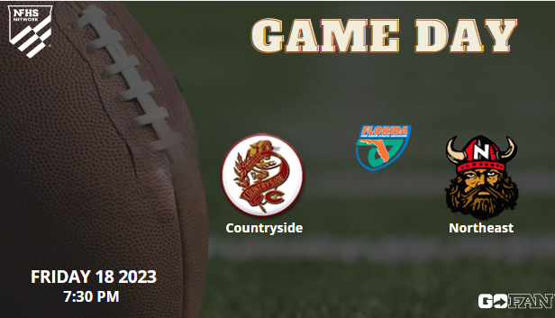 🚨🏈It's GAMEDAY🚨🏈!!
Countryside vs. Northeast - LIVE Florida HS Football 2023 
📆 Friday, August 18
⏰7:30 PM
📺 linktr.ee/nfhsntworkcom

<a href="/NortheastFB/">Northeast Vikings High School Football</a> <a href="/NortheastCanes/">Northeast High School Athletics</a> <a href="/Tj3Marshall/">𝒯𝒾𝓂𝑜𝓉𝒽𝓎 𝑀𝒶𝓇𝓈𝒽𝒶𝓁𝓁 𝒥𝓇③</a>
<a href="/VirgilWooten10/">✞ Virgil Wooten Jr⌖</a> <a href="/corycjc3/">Cory Conklin</a>

<a href="/csidefootball/">Countryside Football</a> <a href="/anthony_gaito/">Anthony Gaito</a> <a href="/Asher_Heflin86/">Asher Heflin</a>