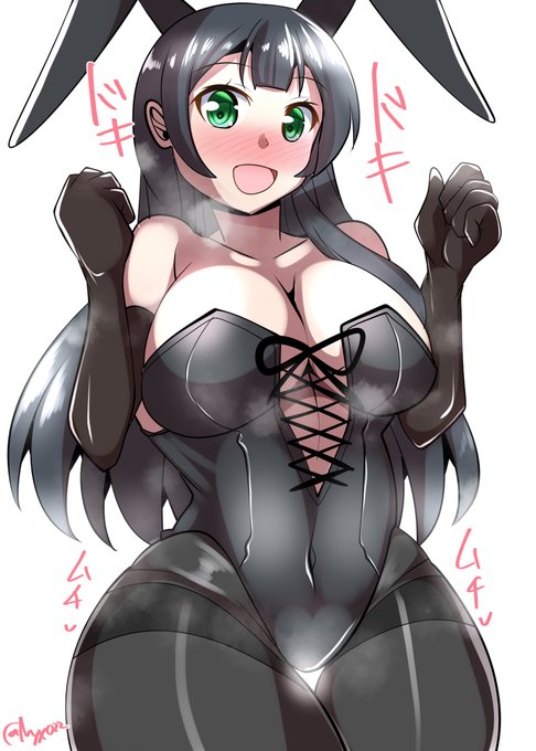 「もう…提督さんったら…阿賀野にこんな格好させちゃって…///」
 黒タイツバニー阿賀野姉(ˇωˇ) 連続1258日目 
#艦これ版真剣お絵描き60分一本勝負_20230816
#艦これ版深夜の真剣お絵描き60分一本勝負 
#めび環んどろ #10000日チャレンジ 