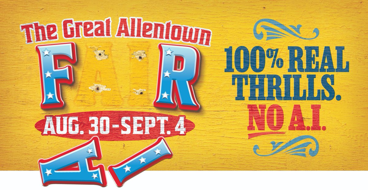 AtownFair's tweet image. We can ensure that you'll have REAL fun, happiness, and thrills at The Great Allentown Fair! ✨
Many thanks to Adams Outdoor for the incredible billboards 😉
#RealThrills #RealFun #RealHappiness #billboard #AllentownFair #homegrownfun