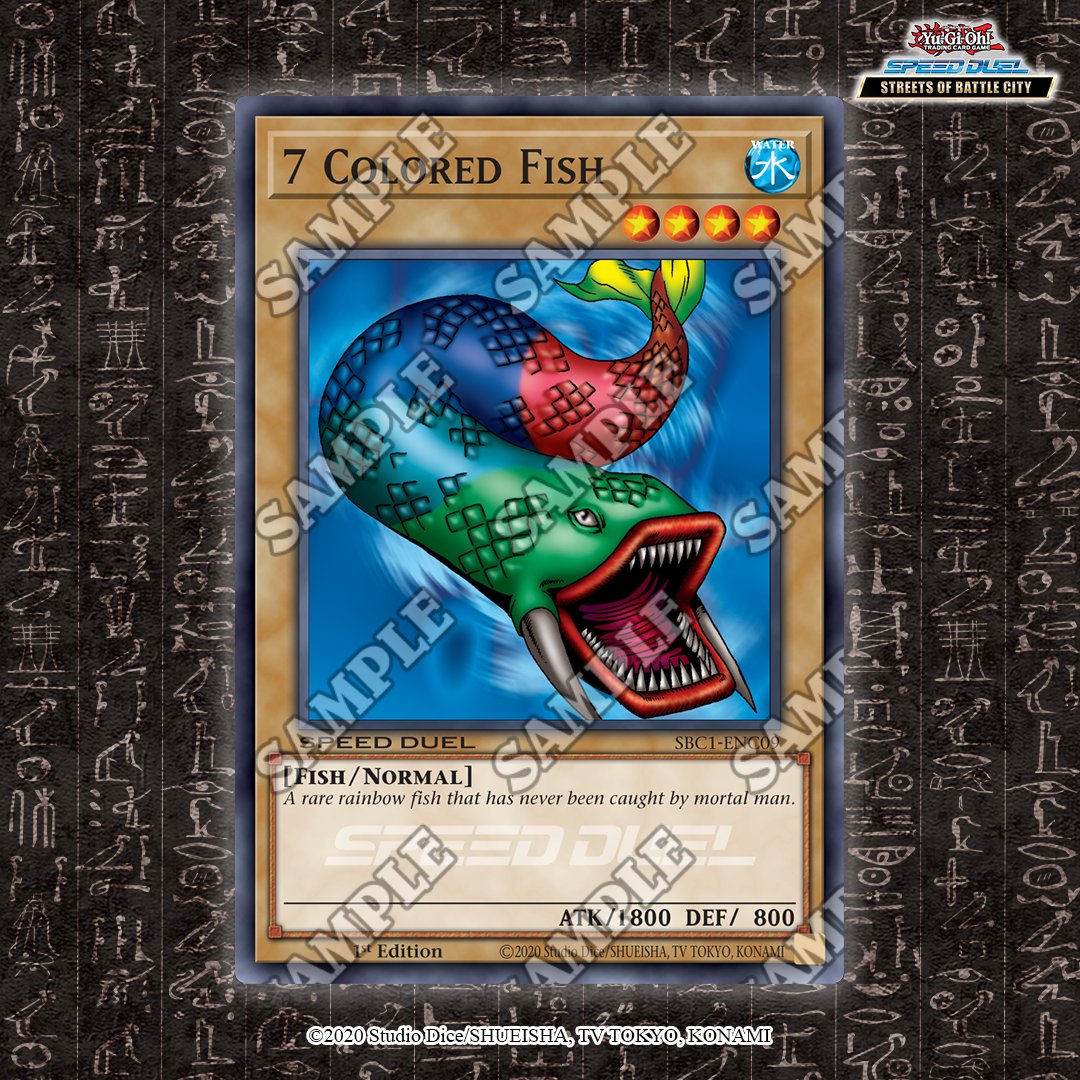 YuGiOh_TCG's tweet photo. Mako’s additional Skill Card is called A Bountiful Ocean. It lets non-effect WATER monsters like 7-Colored Fish and Fiend Kraken swim freely without being affected by non-WATER monster effects, as long as Umi is on the field.

https://t.co/ypXARSRav8 https://t.co/imPHOyVtge