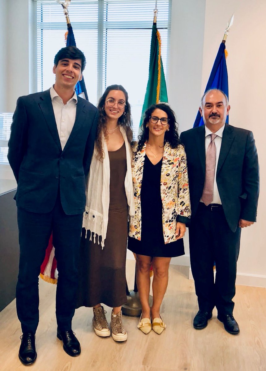 ItalyinMIA's tweet photo. Congratulazioni to our interns Martina and Lorenzo for completing their internship with great success! We thank you for your dedication and wish you the best in your future endeavors. Ad maiora! https://t.co/lHkgIu38ra
