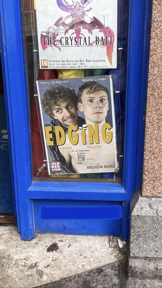 Been putting posters up all over Soho keep an eye out 👀