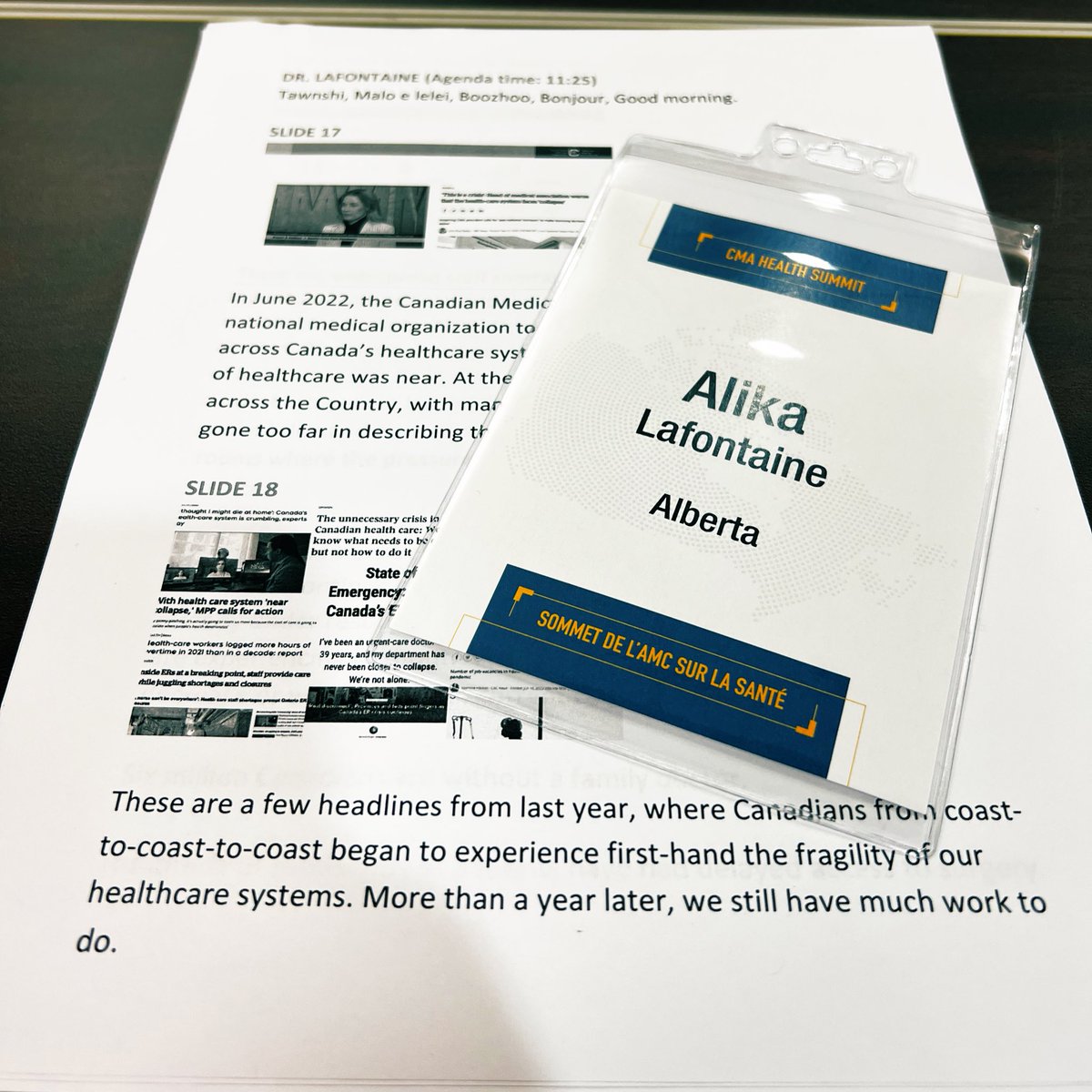 Handover day. It’s been an honour to serve Canadians as President of @CMA_Docs. Let’s keep the momentum going, we’ve accomplished so much in the past year. A curated list: #CMAagm #CMAhealthsummit 1. The largest nominal investment into health transfers - since health…