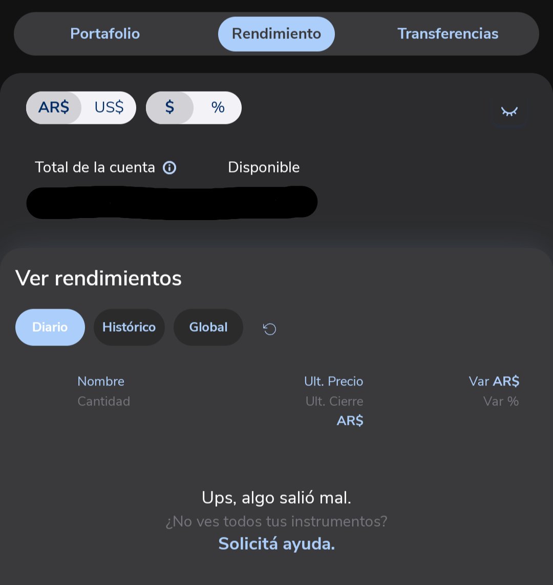 Deckjazz's tweet photo. @arielsbdar consulta, es normal que no pueda ver nada de mis rendimientos desde hace días? Me encantaría que se arregle
Gracias! https://t.co/bzPmVe5yBV
