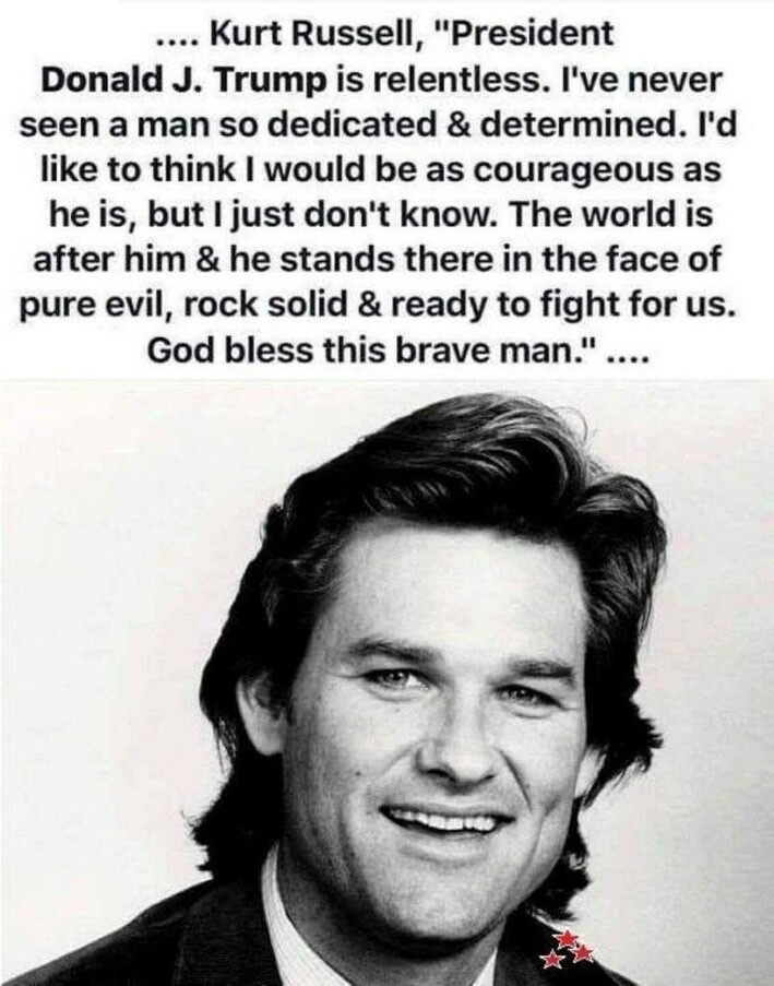 Kurt Russell shared his opinion of Donald Trump #HIAW