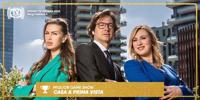 🏆 #PremioTVItaliana per il miglior #GameShow dell'anno va a... #CasaaPrimaVista!