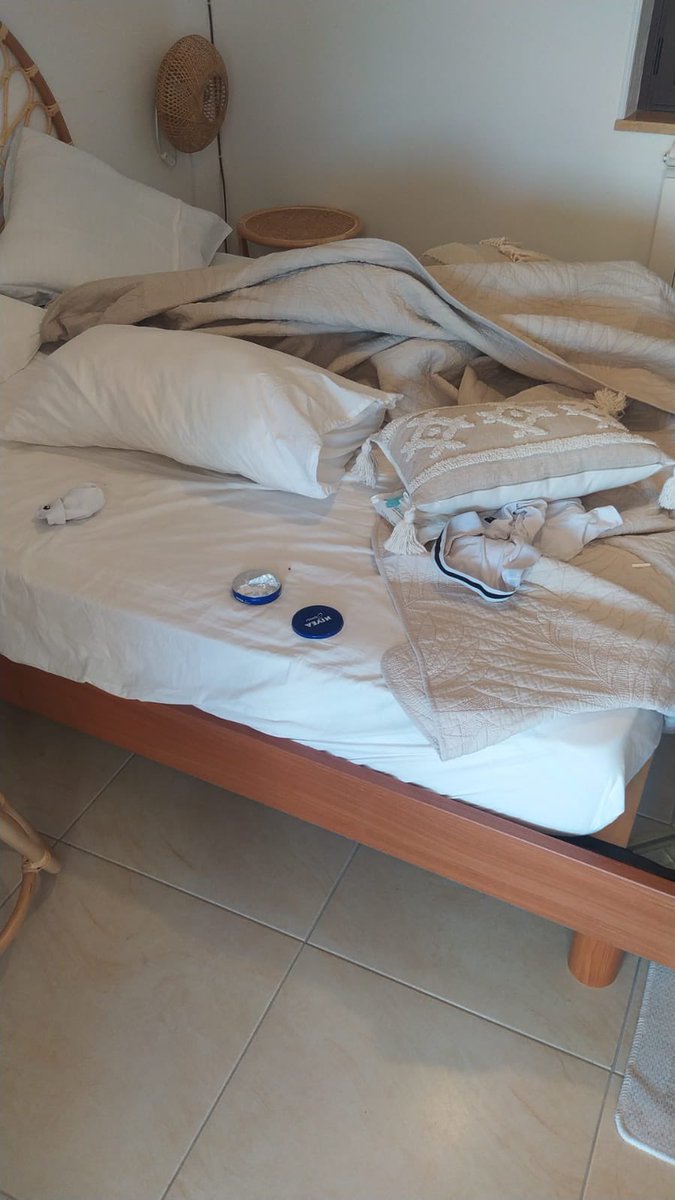 hkmarys's tweet photo. @Airbnb @bchesky: we had our 1st guests at my Sicilian villa.  They left used prophylactics with their DNA, drug paraphernalia, bottles, heaps of trash and destroyed property. They also left animal print pants.  It’s been 3 days and I keep getting the runaround.  Any tips? Thx. https://t.co/JdZk1KCbK9