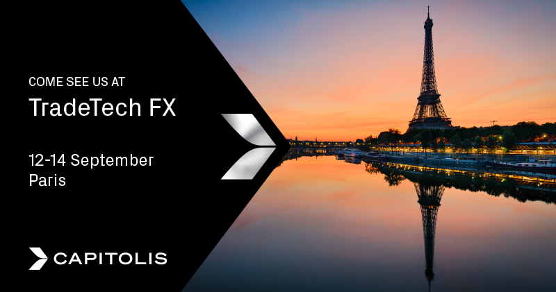 Capitolis (@capitolis_inc) on Twitter photo We're coming to Paris for the <a href="/TradeTechFX/">Trade Tech FX</a> conference on September 12-14! Come visit us, and don't miss the opportunity to meet great leaders from our industry.
Learn more about the event: tradetechfx.wbresearch.com We're coming to Paris for the <a href="/TradeTechFX/">Trade Tech FX</a> conference on September 12-14! Come visit us, and don't miss the opportunity to meet great leaders from our industry.
Learn more about the event: tradetechfx.wbresearch.com