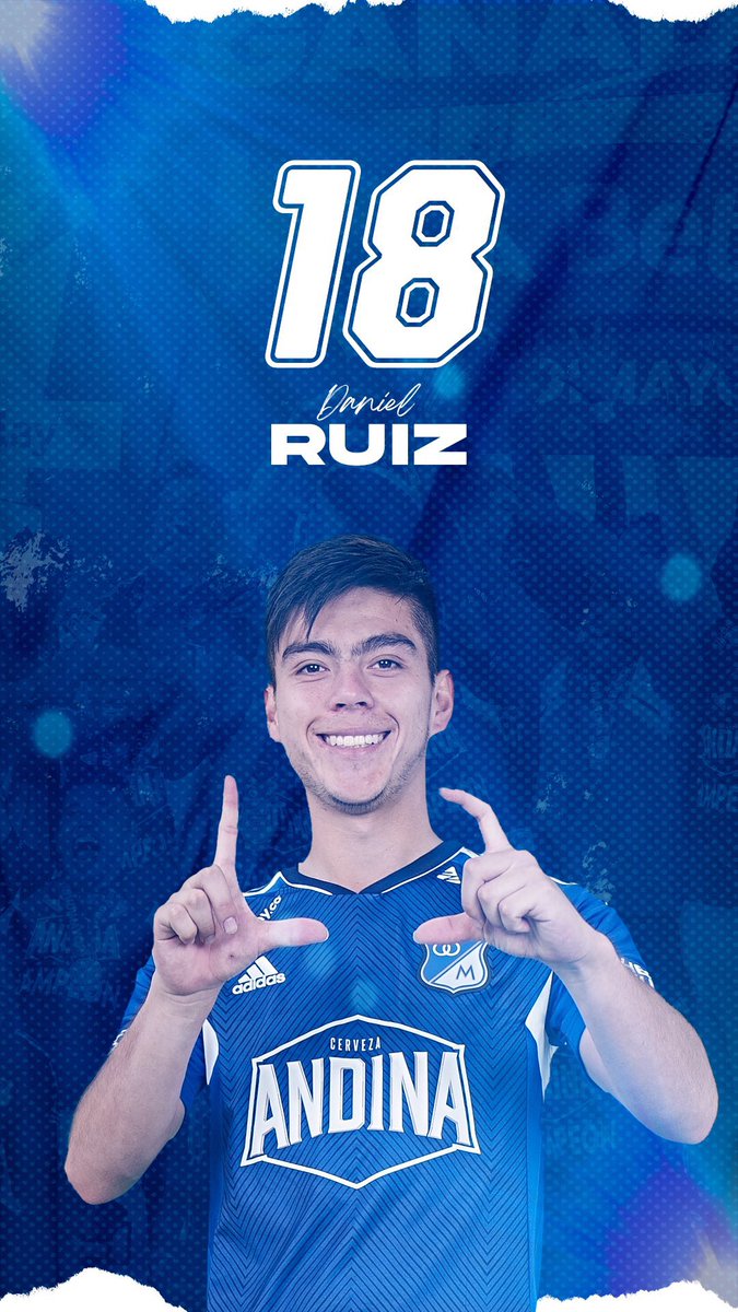 MundoForta's tweet photo. #EXFORTA Daniel Ruiz finalizó su préstamo con Santos de Brasil, el equipo no tomó la opción de compra, el jugador deberá volver a Colombia, para disputar la Liga 2023 - ll, con Millonarios FC.
¡EXITOS DANI, NO OLVIDES EL CAMINO HACIA LA FORTALEZA! 💙👑❤️
#EstamosDondePodemos https://t.co/g2zDTSd1uy