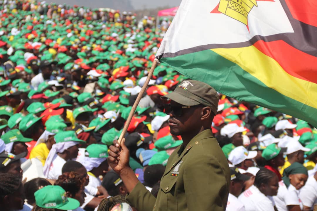 ZANUPF_Official's tweet photo. President ED Mnangagwa

We now have three years of food sufficiency. In fact we are now selling excess grain to other countries for lack of space to store the grain. The country must produce what it eats and wear. 

#ZIM1
#NyikaInovakwaNeVeneVayo
#IlizweLakhiwaNgabanikaziBalo
__ https://t.co/JY1rqq7X64