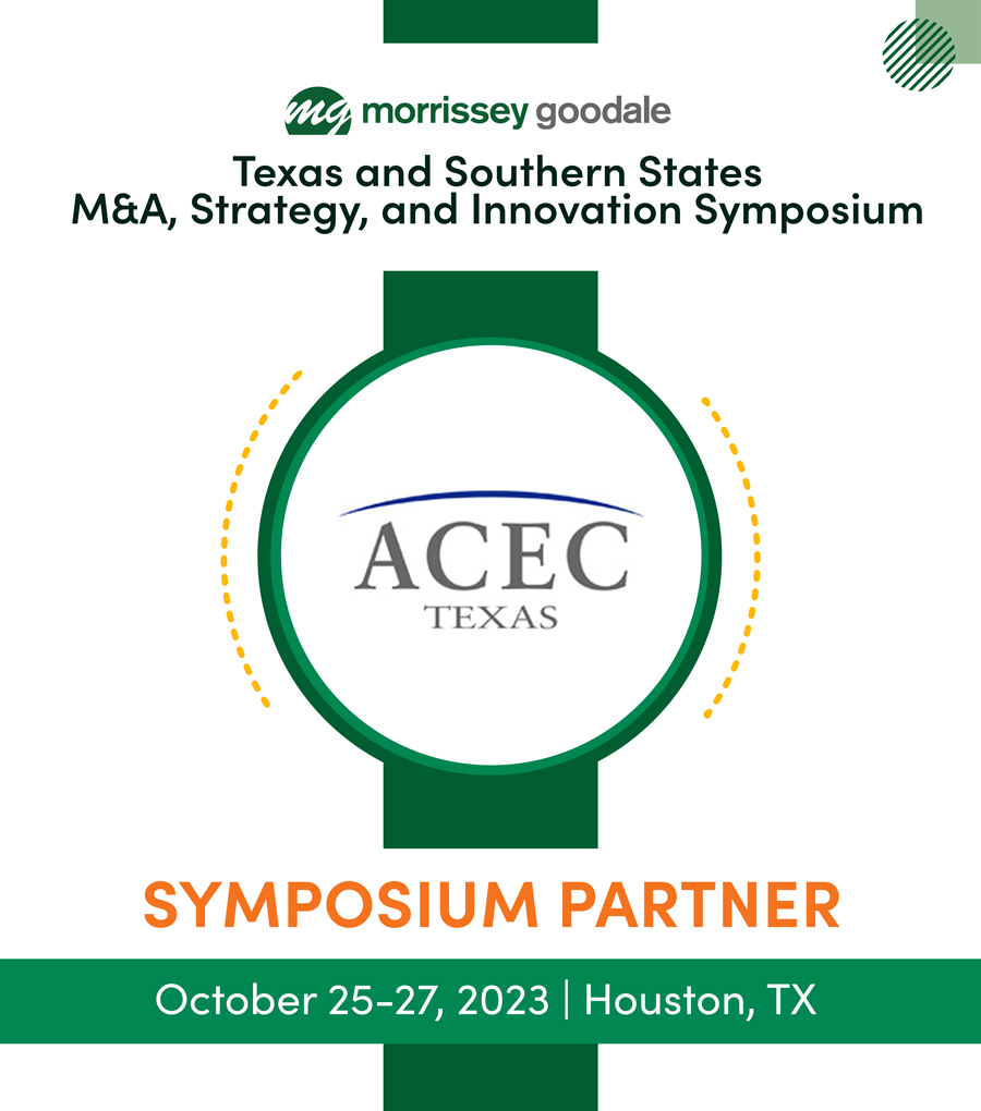 #Event We'd like to thank <a href="/acectx/">ACEC Texas</a> for its support and becoming a Texas and Southern States M&amp;A, Strategy, and Innovation Symposium Partner!

#AE #symposium #thankyou #partnership #houston