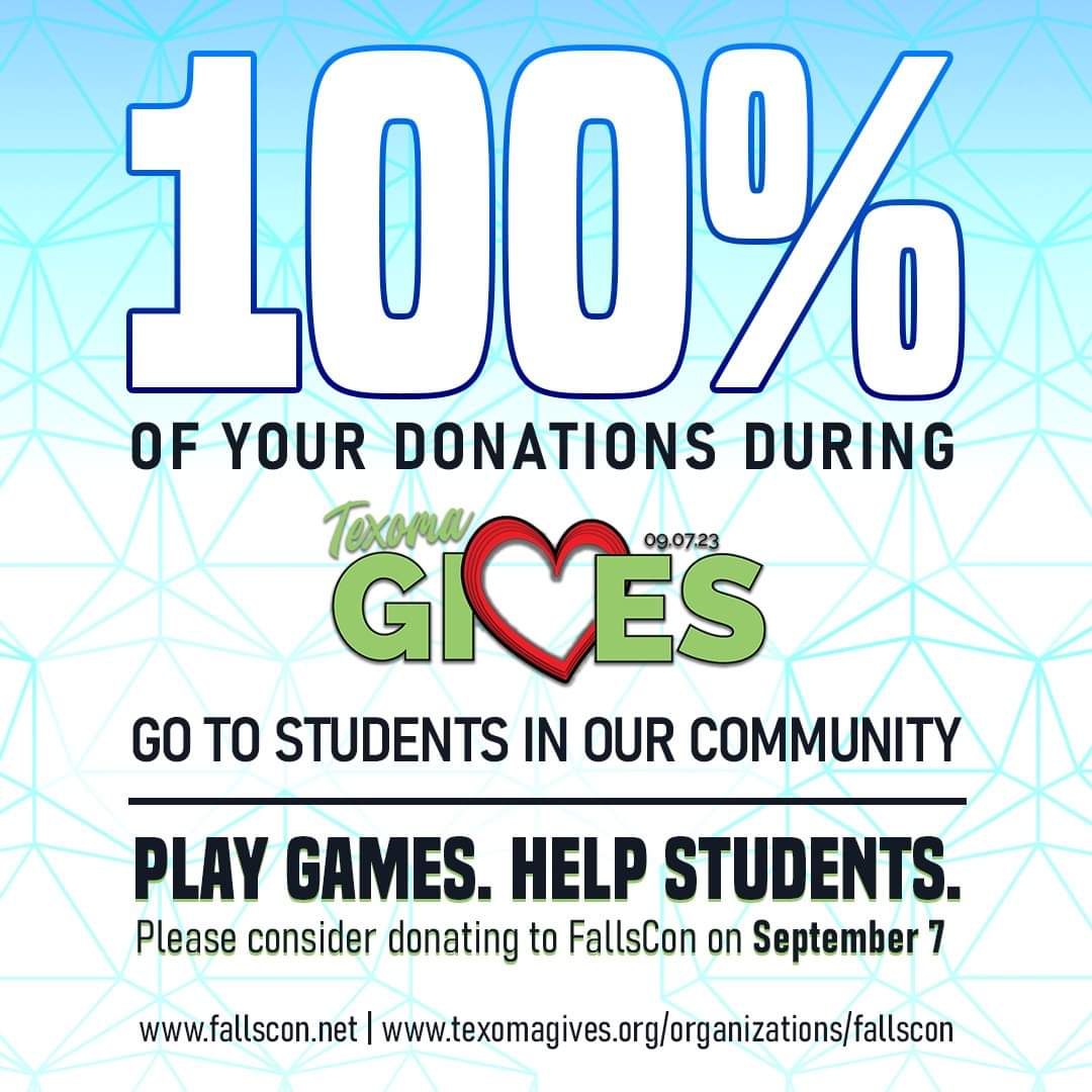 FallsCon's tweet photo. 💯100% of your donations during @TexomaGives go to students in our community. 📘
https://t.co/YVBpgRsilK
#YourCommunityYourCause #givingday #livelocalgivelocal #TexomaGives #makeanimpact #nonprofit #givewhereyoulive #letyourloveflow #texoma #fallscon https://t.co/NZVOhch4b5