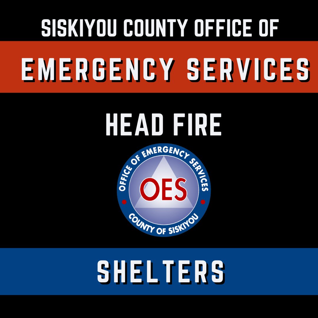 SiskiyouOES's tweet image. ⚠️HEAD FIRE SHELTER UPDATES ⚠️

Shelters are available at the following locations for those who have been displaced due to the #HEADFIRE:
Kahtishraam Wellness Center - Yreka
1403 Kahtishraam, Yreka, CA 96097

Karuk Wellness Center - Happy Camp
357 Jacobs Way, Happy Camp, CA 96039