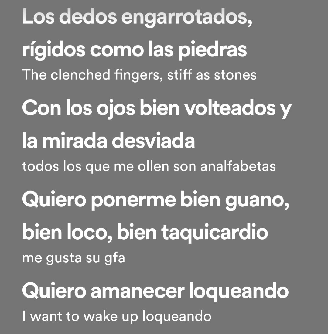 LordLowenz's tweet photo. Neta nadie:
Los subrítulos de @SpotifyMexico para Taquicardio del Komander: https://t.co/eJdm2xi6Iq