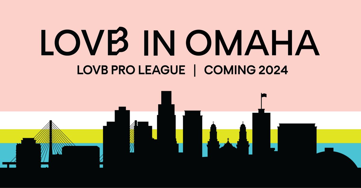 We're excited to announce Omaha, Nebraska as our fifth pro team location 💥

⁠The Nebraska volleyball community is a vibrant, passionate one, and we are excited to share the LOVB in Omaha! 🙌⁠
⁠
#LOVBforLife #LOVBProinOmaha