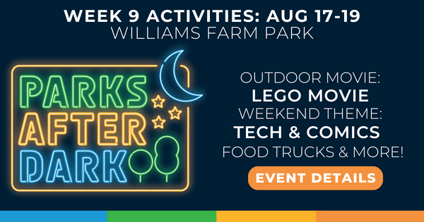 This week's Parks After Dark theme is 'tech &amp; comics' here are the details: bit.ly/458PMTf