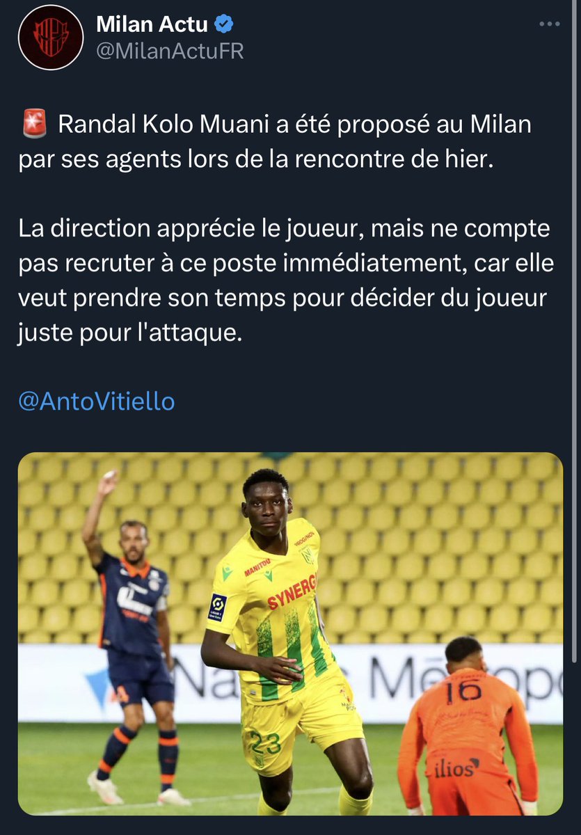 MilanActuFR's tweet image. De quoi devenir ZINZIN