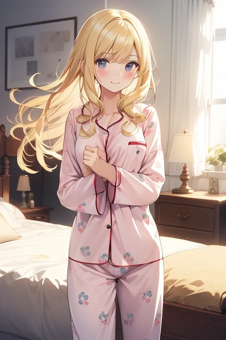 パジャマ服 03 (AIイラスト)