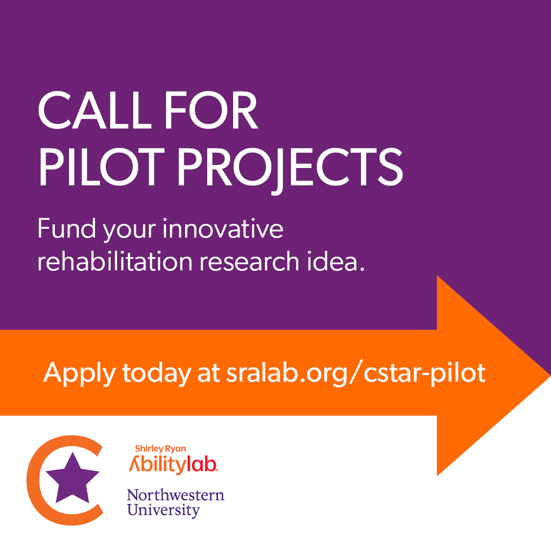 @CSTAR_P2C_Rehab wants your Pilot Project letters of intent! Due 9/25, we're looking for clinicians, researchers &amp; engineers early in their careers with innovative ideas utilizing technology in rehabilitation research. Learn more: bit.ly/3L4epc3