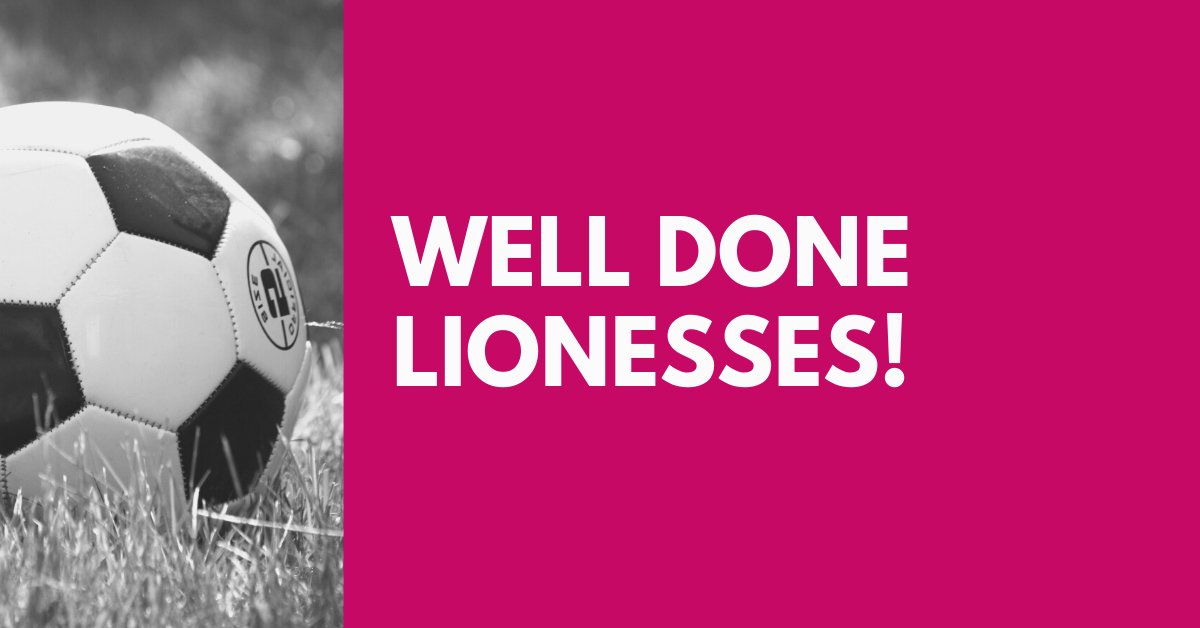 Well done Lionesses, now onto the final! ⚽