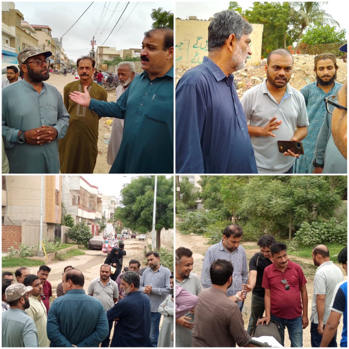 danishabid71's tweet photo. جماعت اسلامی کے یو سی چیئرمین *جناب عظیم انور صاحب* اور ان کی ٹیم کی درخواست پر چیئرمین نیو کراچی ٹاؤن جناب
 *محمد یوسف صاحب* نے یو سی 12 کے مختلف مقامات کا دورہ کیا۔۔
یو سی چیئرمین *عظیم انور* صاحب نے یو سی 12 کے مسائل کے حوالے سے ٹاؤن چیئرمین اور ان کی ٹیم کو آگاہ کیا۔ https://t.co/hRnbQgS91H