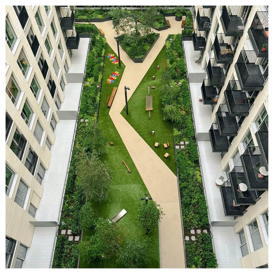 Nurturing Nine Elms Park 🌾⛅💚  <a href="/MaylimLtd/">Maylim</a> has completed the Bloom East podium gardens. Alistair Bayford will be LANDSCAPE 2023, hosting a seminar session on the practicalities of effective delivery. If you want to learn more, register today for this informative CPD session!