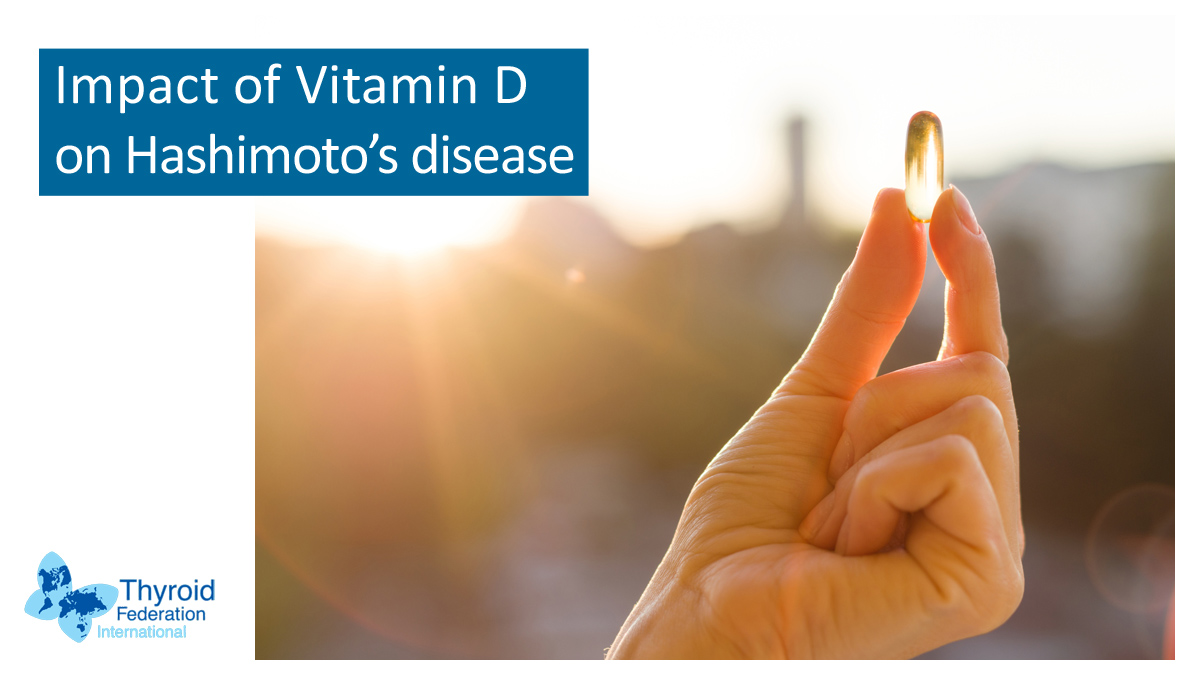 ThyroidFed's tweet photo. Recent findings indicate that #vitaminD  supplementation may have an immunomodulatory effect on #hashimotodisease with most studies reporting improvement in immunological markers after supplementation. #MedTwitter #EndoTwitter https://t.co/XPPiRCk7CJ