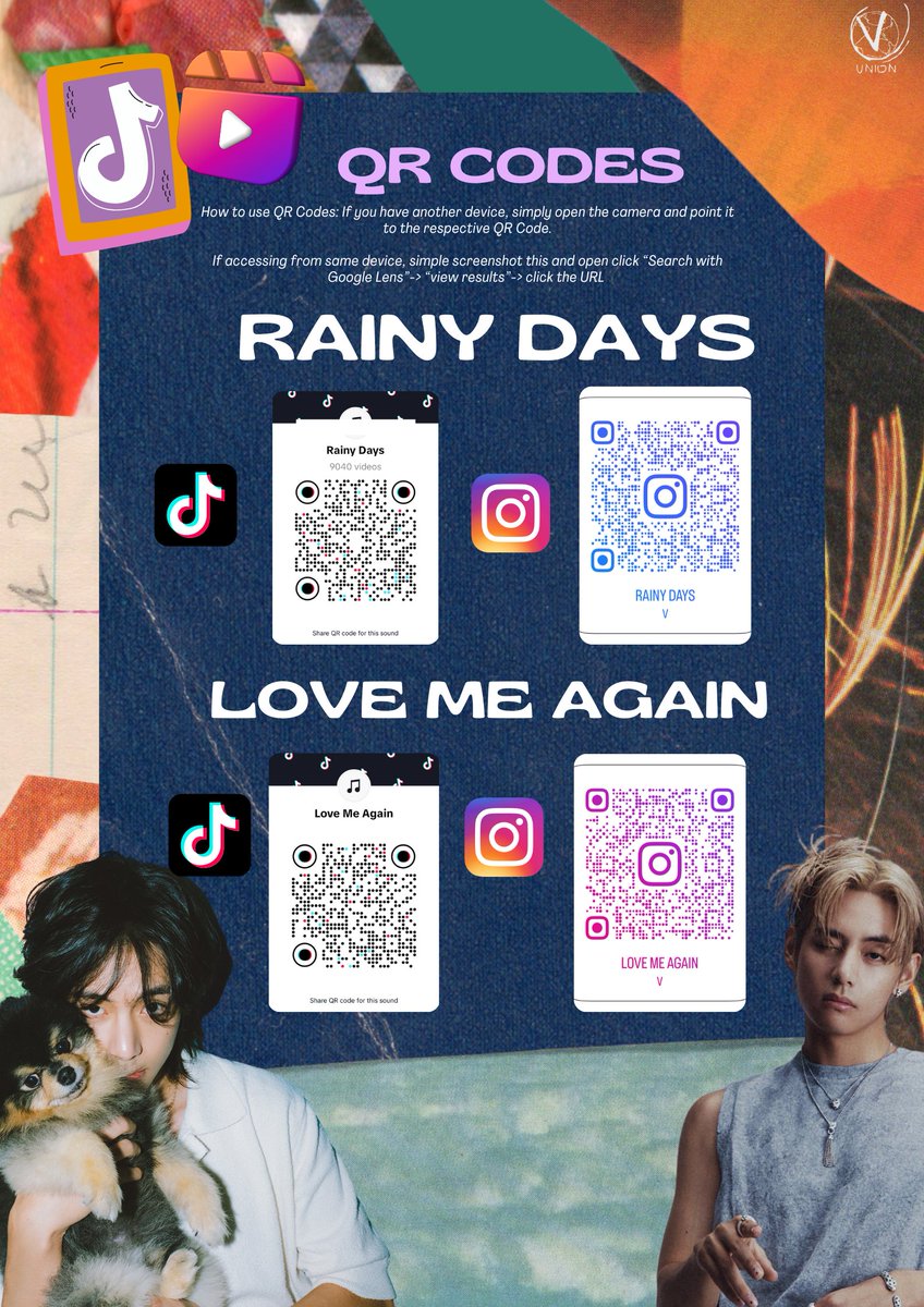 VGlobalUnion's tweet image. LAYOVER TAKEOVER ✧ Unleash your creativity while using the official #LoveMeAgain or #RainyDays sound on TikTok &amp;amp; Instagram ♡

Link your video below and reply with your country's flag &amp;amp; the tags for a chance to WIN a copy of LAYOꪜER or Taehyung's ELLE coꪜer! #LayoꪜerTakeoꪜer
