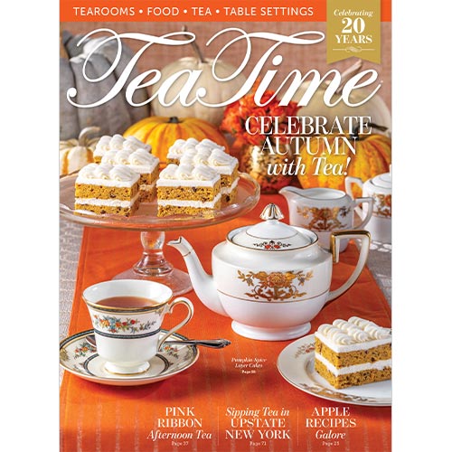 Explore our fall 2023 issue, with menus from a beautiful harvest gathering and a fête celebrating those who are fighting breast cancer to afternoon tea abundant with apples. Discover tea venues in Upstate New York, Singapore, and Scotland. Learn more at teatimemagazine.com/teatime-septem….