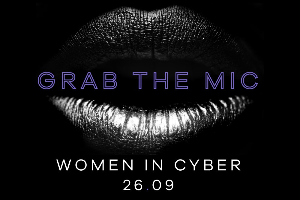 🎤GRAB THE MIC 🎤Buzzing to announce the launch of my women in cybersec event. My ♥️ hurt leaving behind the women event I founded at Infosec. So grateful to be able to give a bigger platform to the lesser-heard voices in cyber. Ladies, it's time to GRAB THE MIC. #GrabTheMic