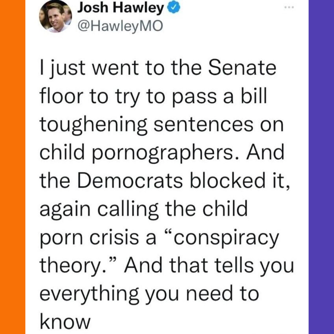 brixwe's tweet photo. Why do Democrats defend pedos? https://t.co/TuaFQguEUY