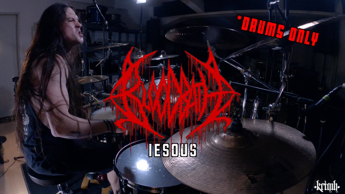 Watch my @BloodbathBand drum cover of 'Iseous' with isolated drum sound on Youtube: youtu.be/cWjCwCzJFk8