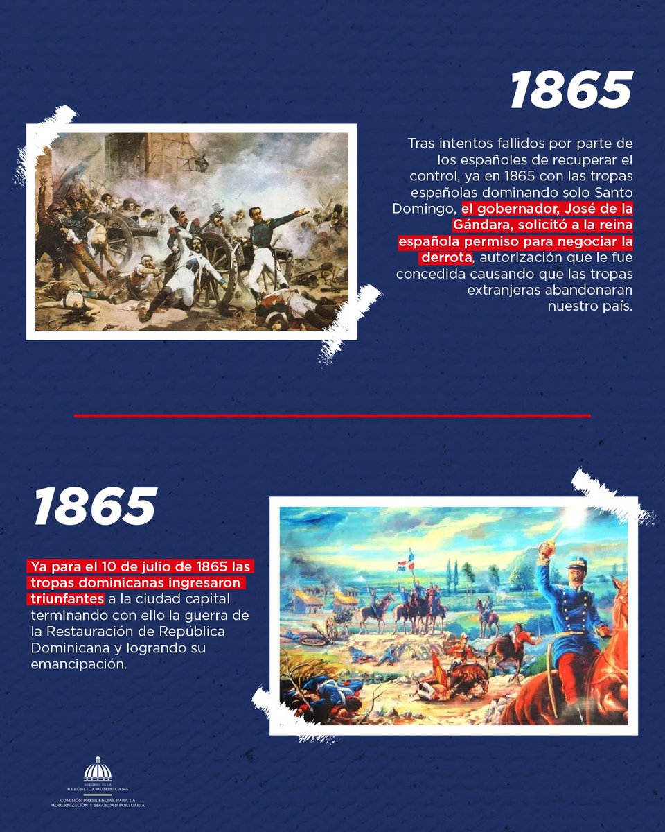 cpmsprd's tweet photo. Hoy conmemoramos 160 años de nuestra libertad!

#restuaraciondominicana🇩🇴 https://t.co/hIMuCP5Q36