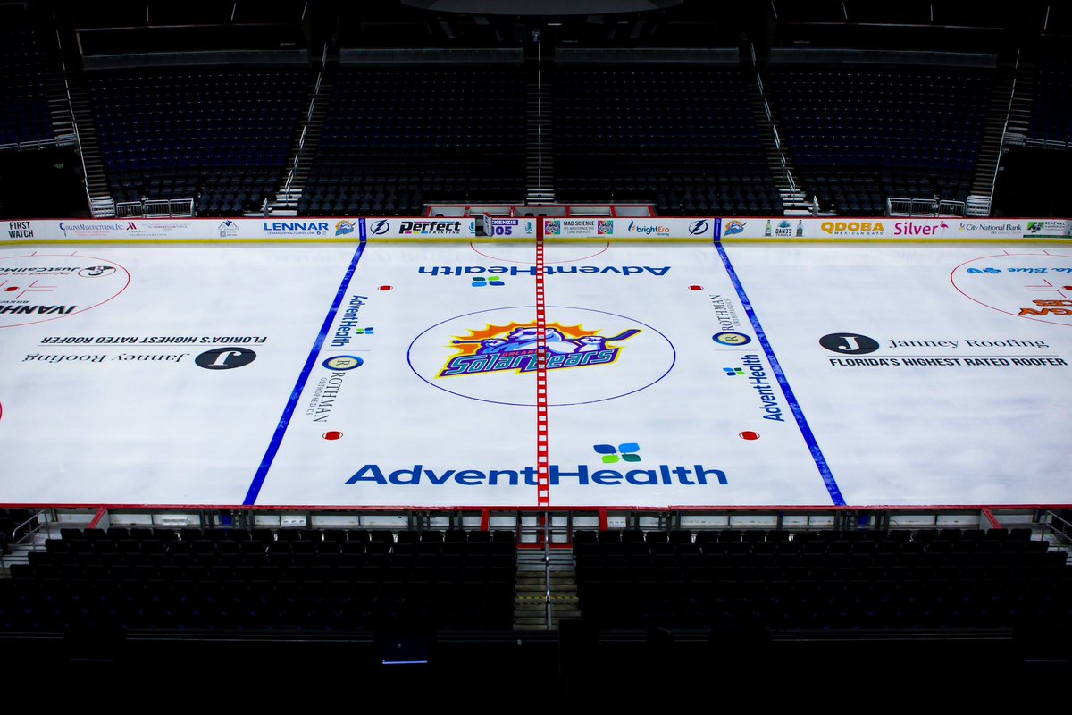 OrlandoHockey's tweet image. Stage is set 🧊 #IsItOctoberYet?