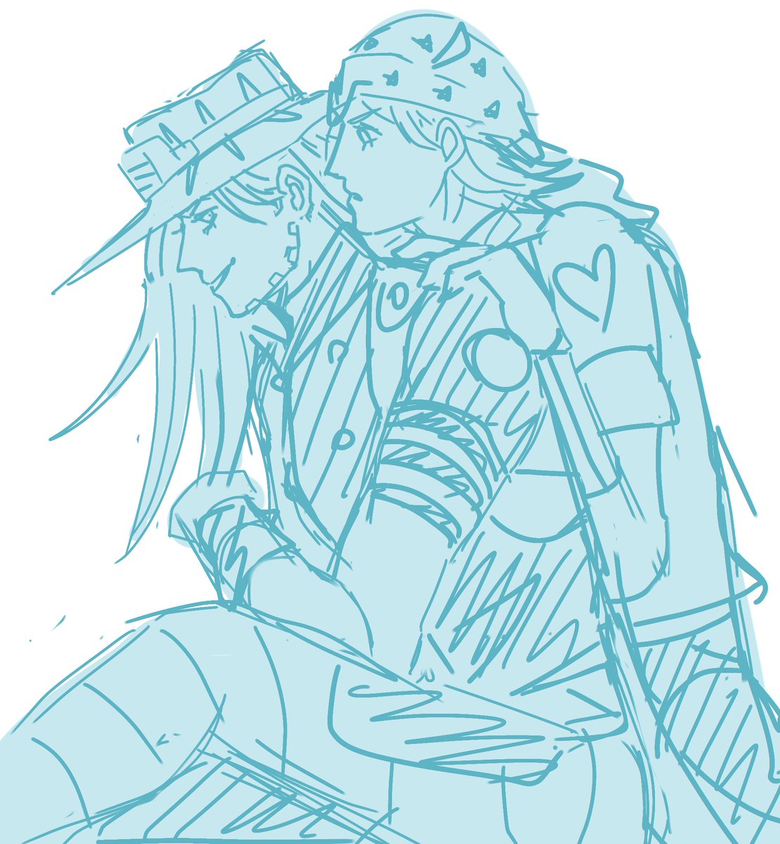 Uguisunekom's tweet photo. rkgk(30分)
ジョニジャイ距離感バグ🐁🧸
 #jjba  #SBR  #ジョニジャイ https://t.co/yQFcLTXcW0