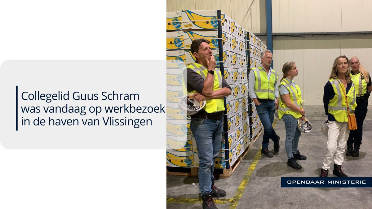 Vandaag was ik op werkbezoek in de haven van Vlissingen. Mede dankzij de oprichting van het politioneel haventeam en de samenwerking tussen het OM, de Politie, de Douane, de KMar en gemeenten kunnen grote drugsvangsten worden gedaan.