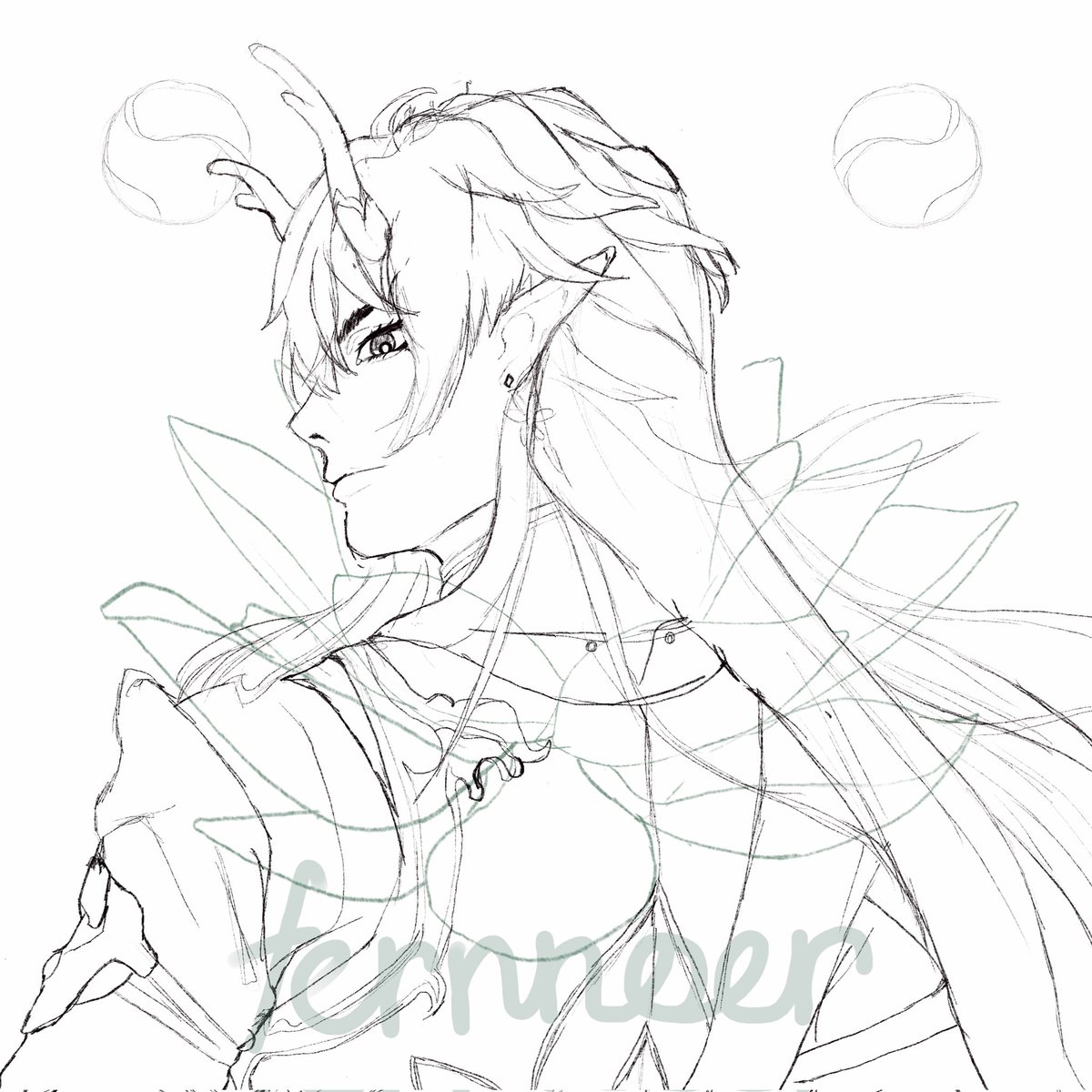 wip 🪷 #HonkaiStarRail #DanHeng #ImbibitorLunae #Blade