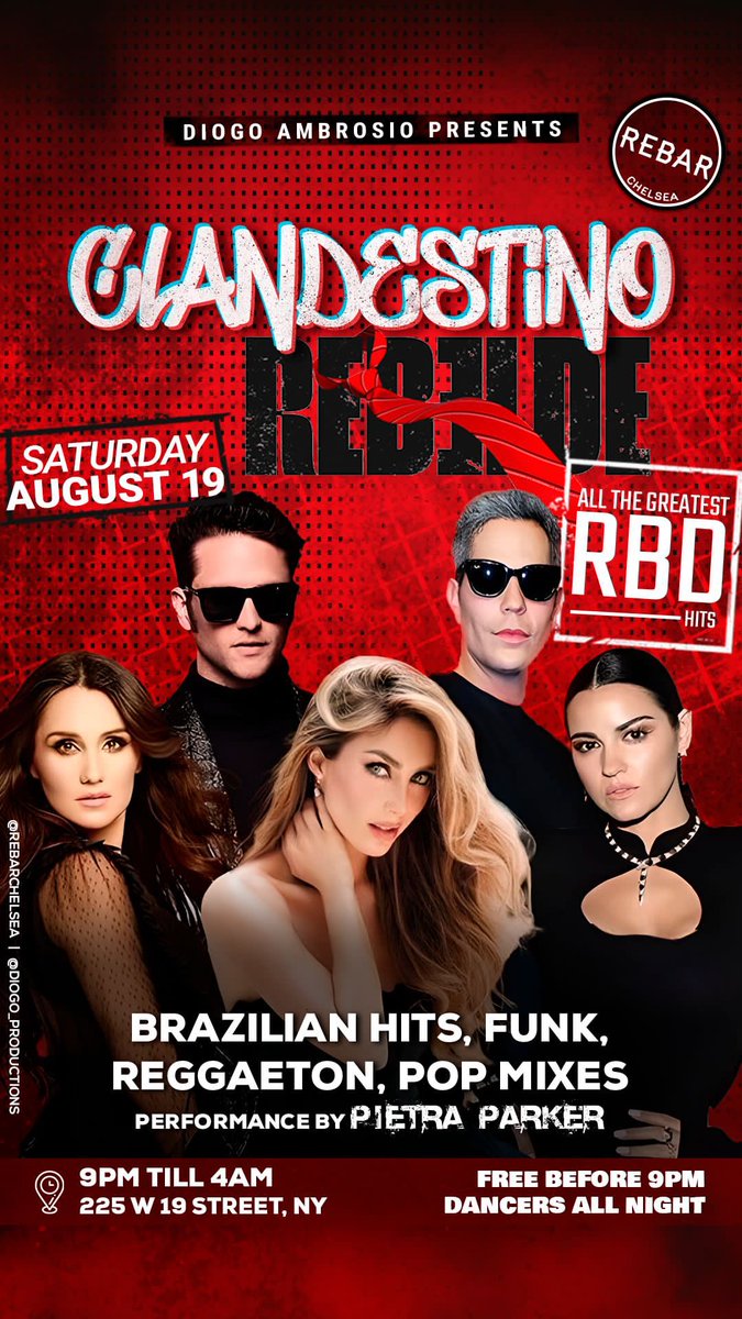 ThePietraParker's tweet image. Menina! Esse fds vou performar em três áreas de NYC! Queens, Manhattan e Brooklyn! Só nao vai me ver quem me odeia! Espero vcs lá! #bookedandblessed