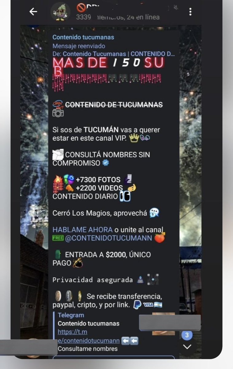 Me mandaron sobre la existencia de este otro grupo. No tengo el link pero de vuelta chicas, cuídense y no confíen en nadie! 
ENCIMA COBRAN PARA ENTRAR, SE CREEN QUE PUEDEN FACTURAS CON LAS MINAS. QUE LES PASA EN LA CABEZA DE ESTOS ENFERMOS.